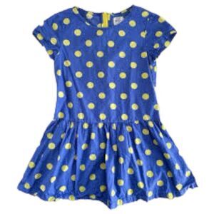 Mini Boden 100% Cotton Polka Dot Dress Size 11/12